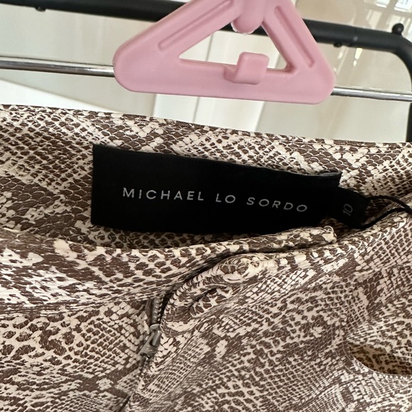 MICHAEL LO SORDO
Faux snake-effect leather mini skirt - Picture 4 of 5